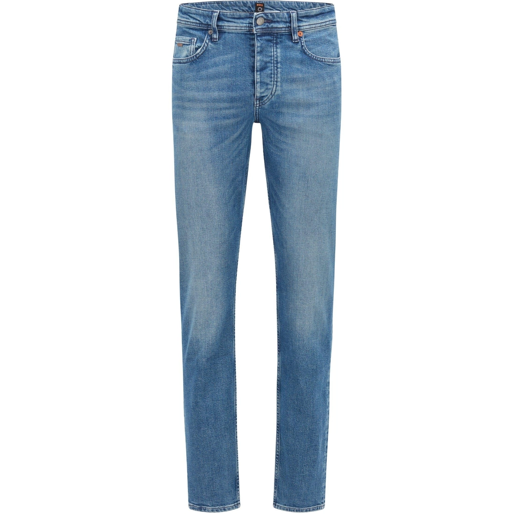 Hugo Boss Taber Tapered Fit Jeans - Bright Blue 436